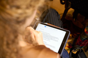 Die Rede ein letztes Mal durchgehen