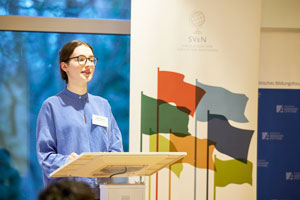 Abschlussrede unserer SVeN Generalsekretärin Anika Höwer.